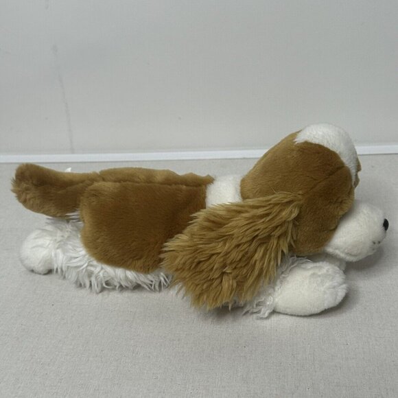 Animal Alley Brown & White Floppy-Eared Plush Dog Toy 15" By Toys R Us Soft Fuzz - Picture 7 of 16